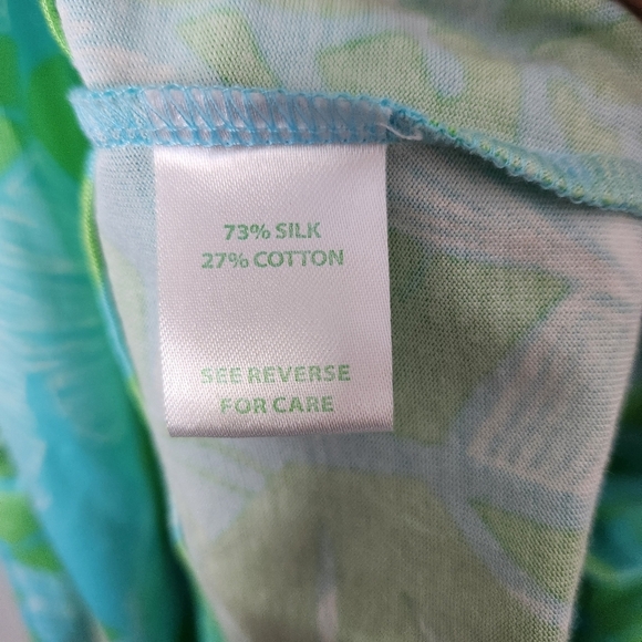 Lilly Pulitzer | Nadja Silk Blend Sleeveless Mini Dress in Limeade - Size XS - Picture 8 of 9